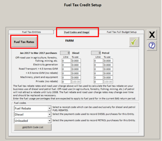 Add A New Fuel Tax Rate Agrimaster